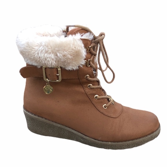 MICHAEL Michael Kors Other - Michael Kors Myra Wendee Girls Wedge Boots